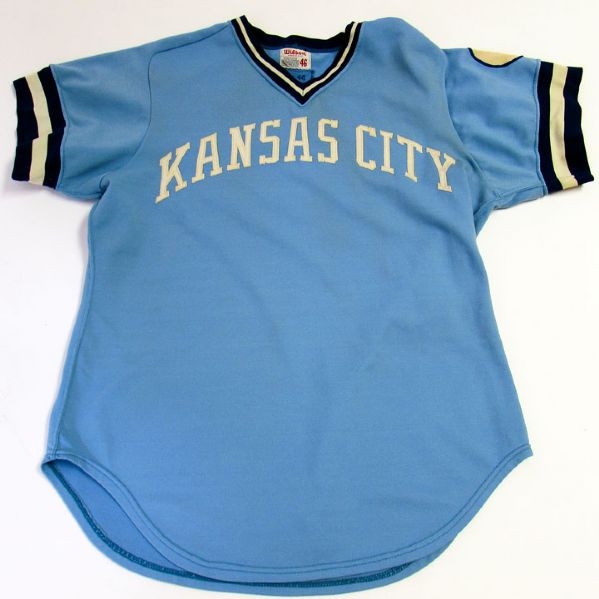 1974 Kansas City Royals Steve Busby Game-Worn Road Jersey