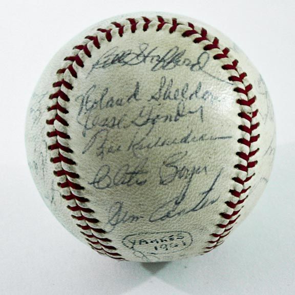 Lot Detail - 1961 New York Yankees Team Signed Baseball