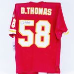 Derrick Thomas Autographed Chiefs Jersey