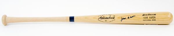 Hank Aaron Autographed Baseball Bat