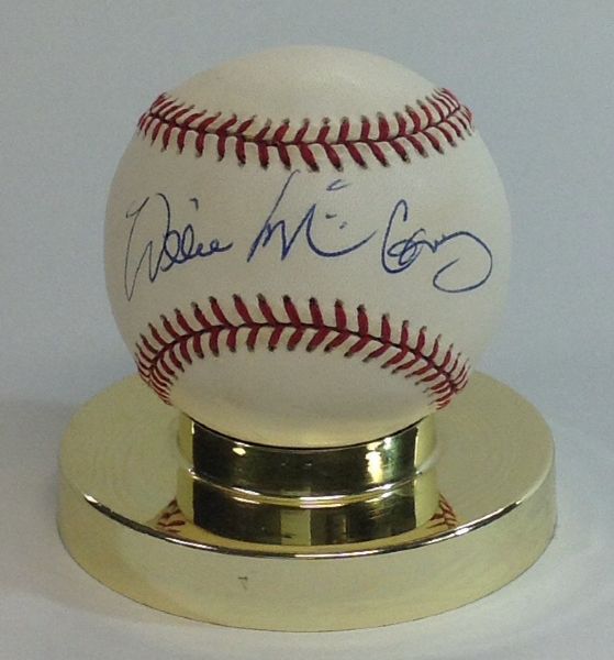 Willie McCovey Single Signed Baseball