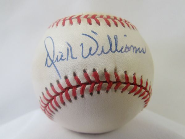 Dick Williams Signed Ball 