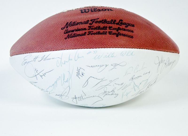 1975 Kansas City Chiefs Team Signed Football With Original Box