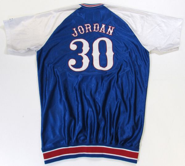 Early 1990s Adonis Jordan Game Used Kansas Jayhawks Warm-Up