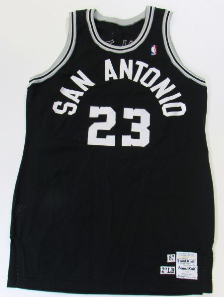 1987 Cedric Hunter San Antonio Spurs Game Used Uniform