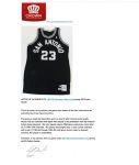 1987 Cedric Hunter San Antonio Spurs Game Used Uniform