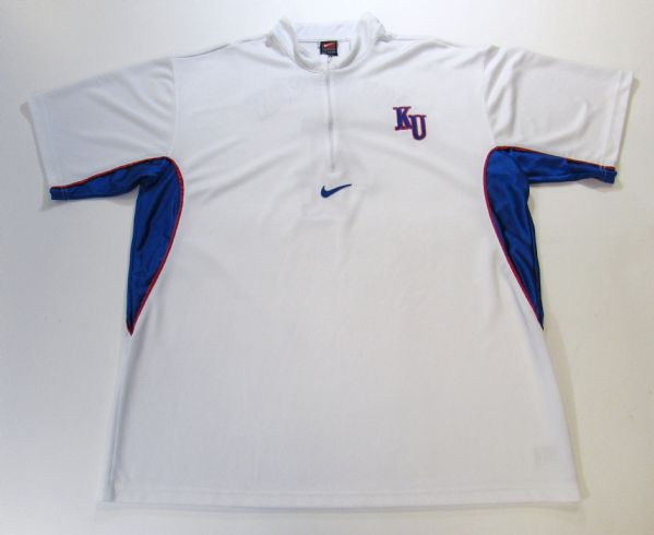 1999-2003 Nick Collison Kansas Jayhawks Game Used Warm-Up