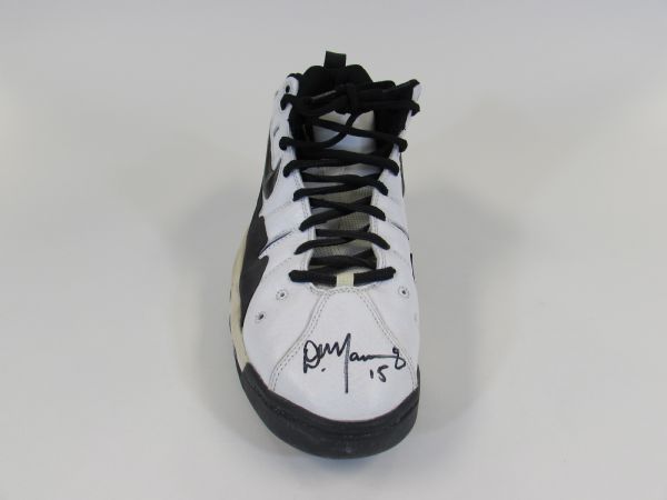 Danny Manning Game Used Signed  Shoe