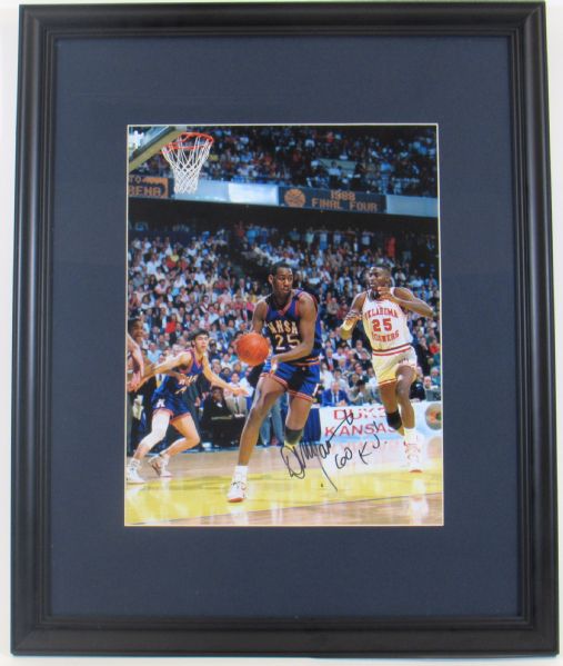 Danny Manning Framed Signed Photo