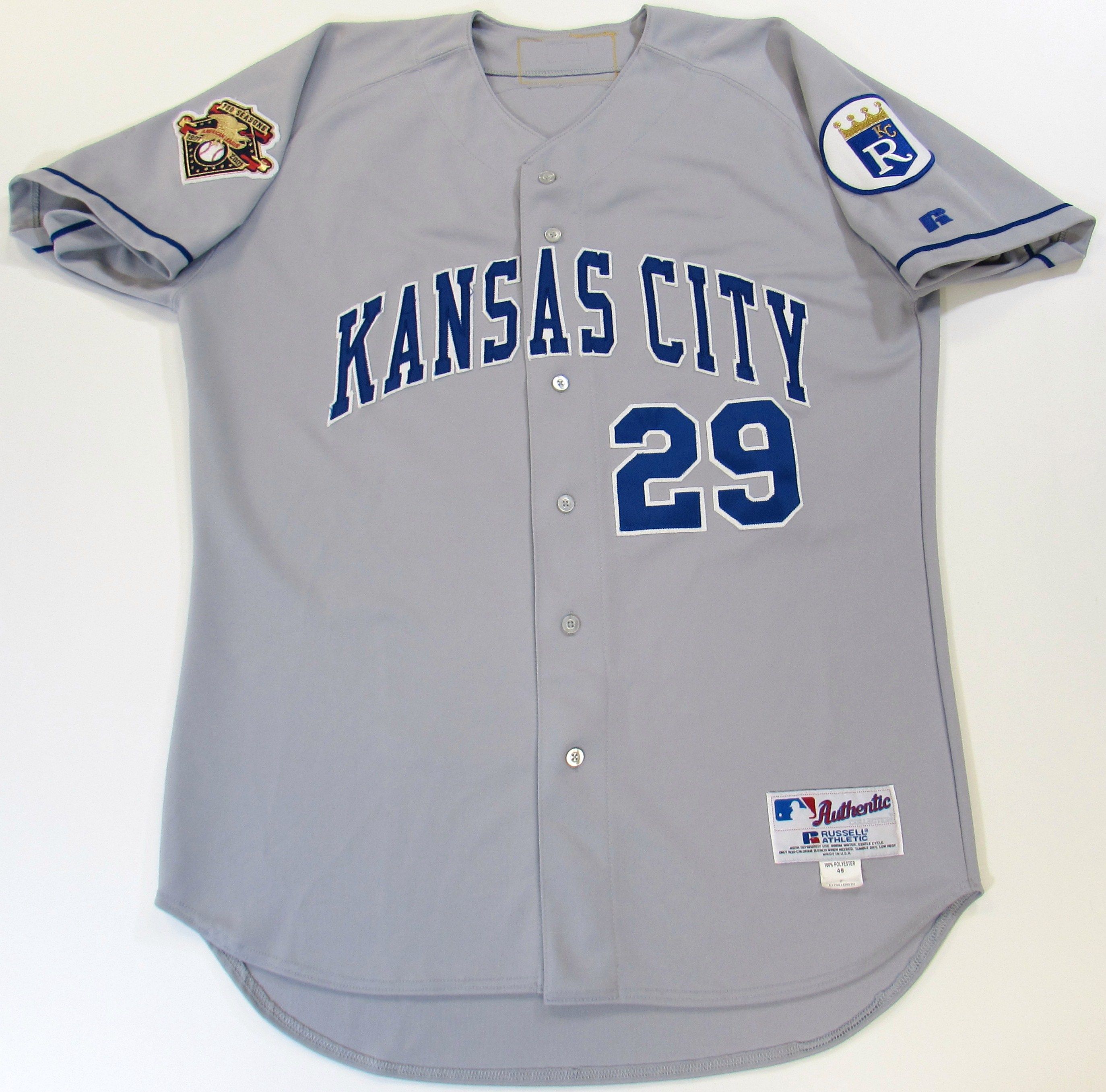 Authentic Majestic Athletic Kansas City Royals Mike Sweeney Jersey #29 Auto