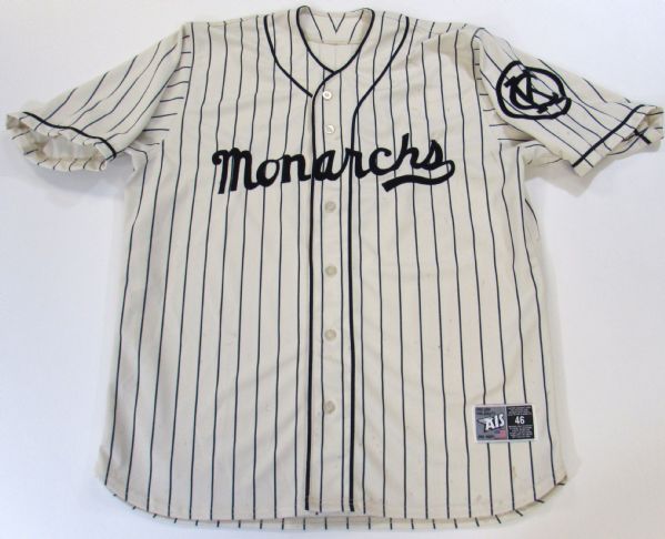 2002 Carlos Febles Game Used KC Monarchs Jersey