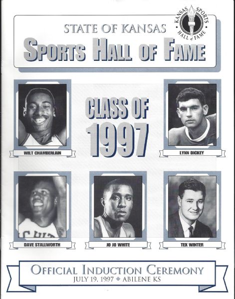 1997 State Of Kansas Hall Of Fame Program (Chamberlain)