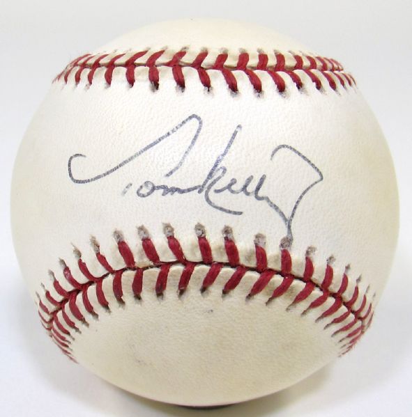 Tom Kelly Signed Baseball