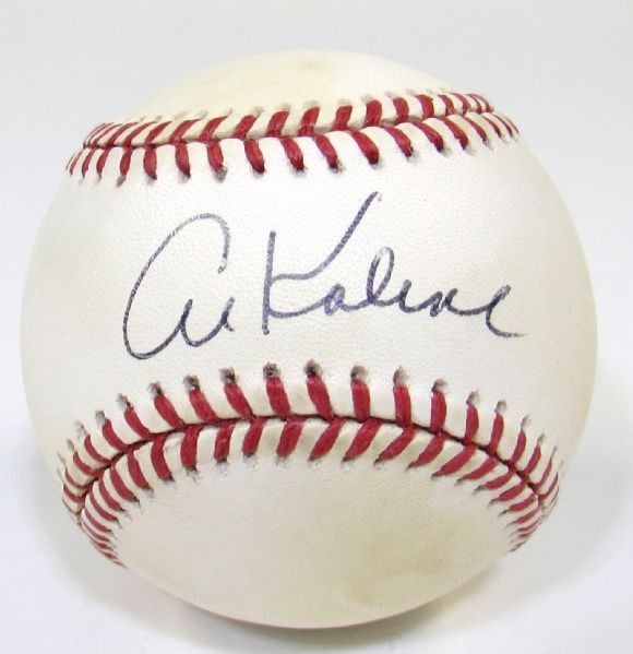 Al Kaline Signed Baseball