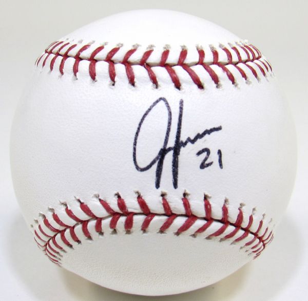 Jeff Francoeur Signed Baseball