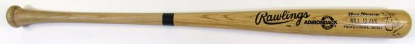 1999 Will Clark Game Used Bat Signed