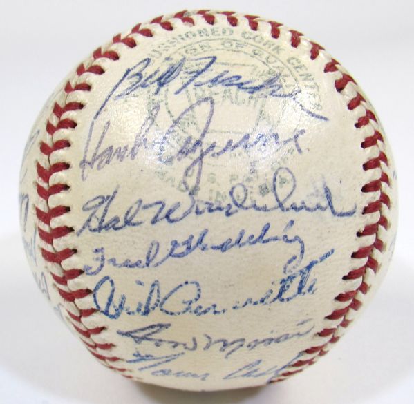 Lot Detail - 1961 Detroit Tigers Team Signed Ball