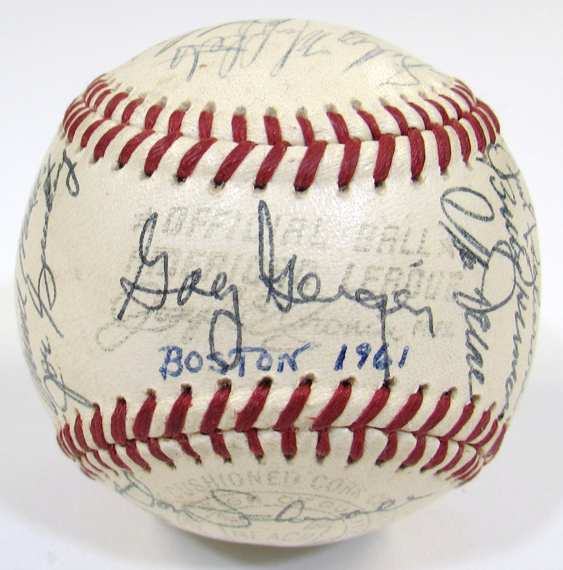 Boston Red Sox Baseball, Red Sox Autographed Baseballs, Game Used Baseballs