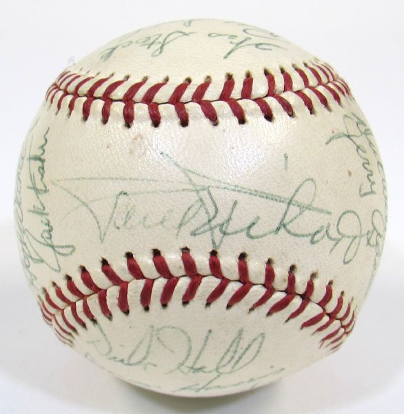 Lot Detail - 1961 Baltimore Orioles Team Signed Baseball