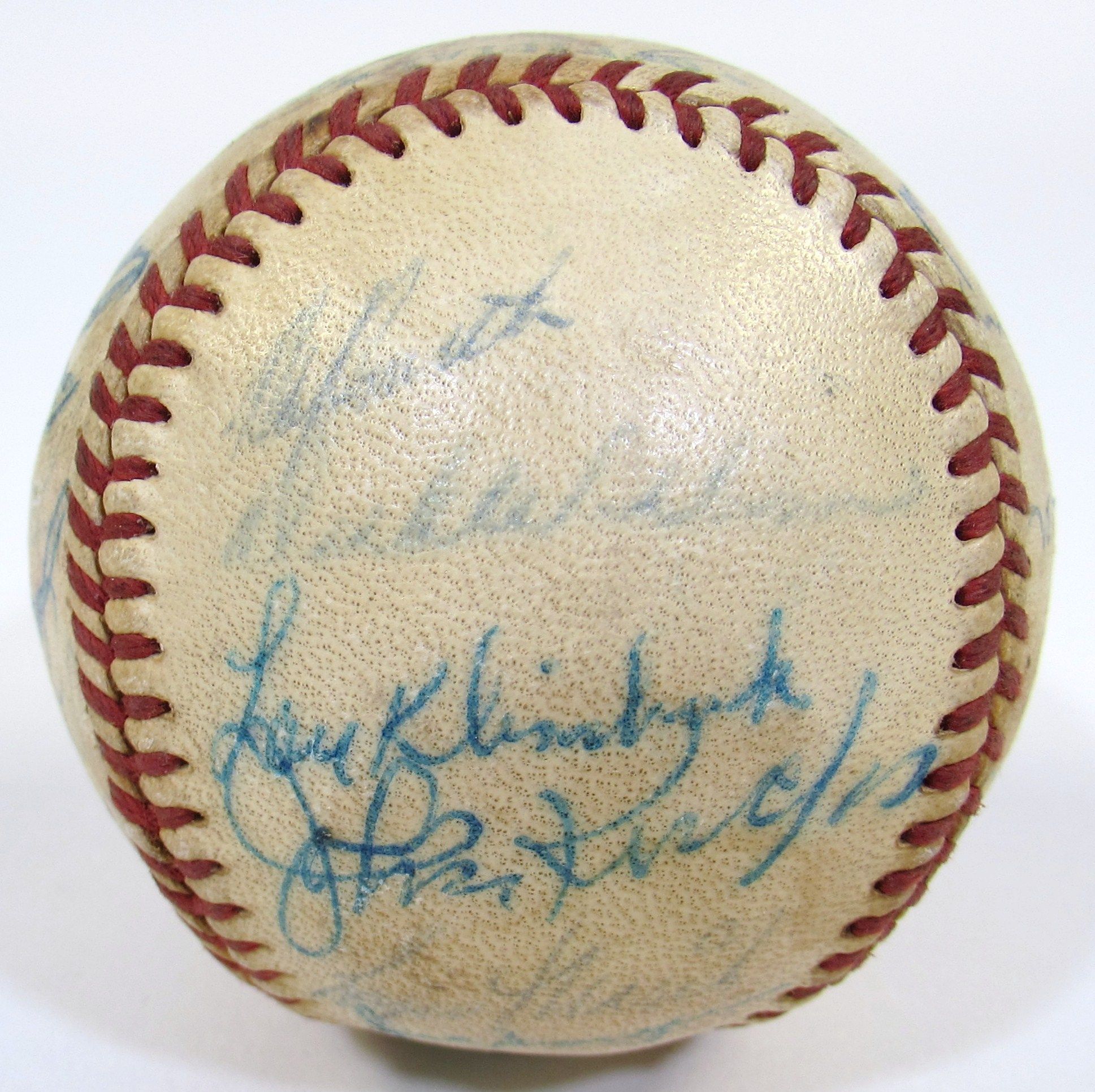 Lot Detail - 1959 Kansas City A's Team Signed Baseball