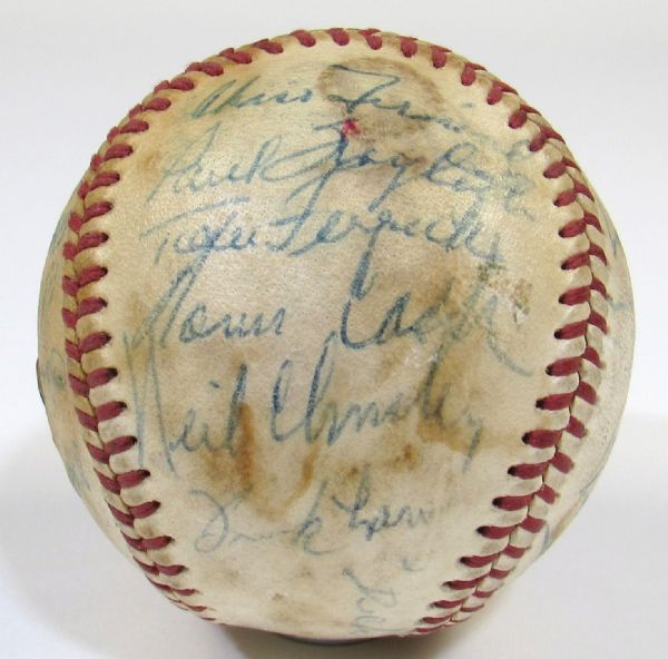 Lot Detail - 1960 Detroit Tigers Team Signed Baseball