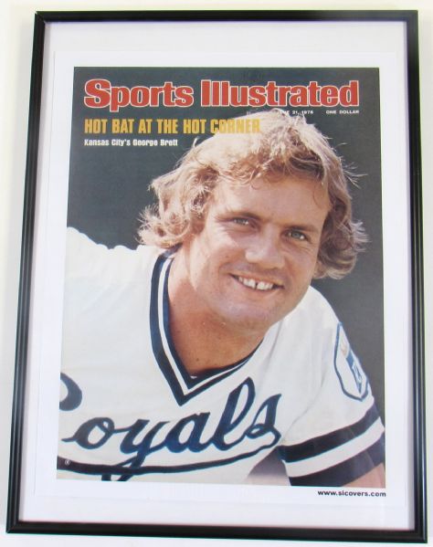 Framed SI George Brett Cover