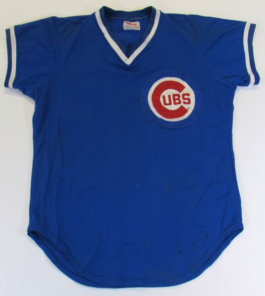 1981 Hector Cruz GU BP Chicago Cubs Jersey