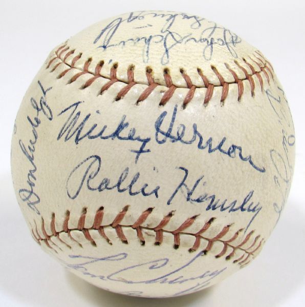 1962 Washington Senators Team Signed Ball