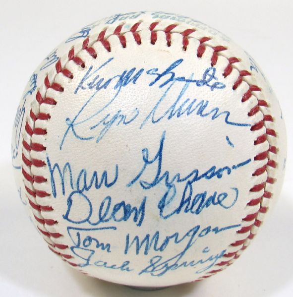 Lot Detail - 1962 Los Angeles Angels Team Signed Ball