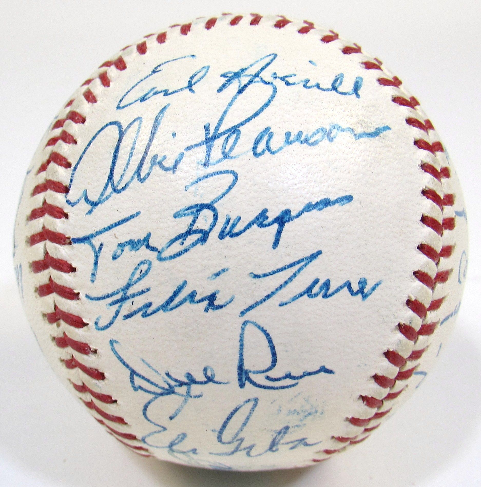 Lot Detail - 1962 Los Angeles Angels Team Signed Ball