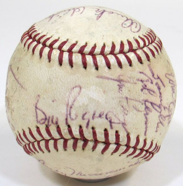 1968 California Angels Team Signed Ball