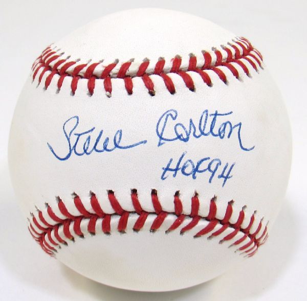 Steve Carlton Signed Ball