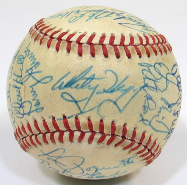  1978 Kansas City Royals Team Signed Ball