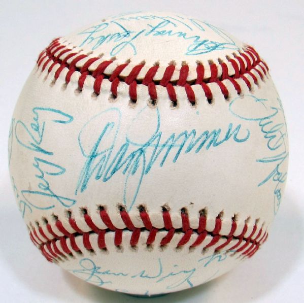 1979 Boston Red Sox Team Signed Ball