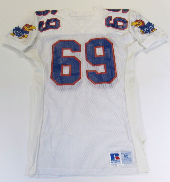 John Jones KU Football Game Used Jersey