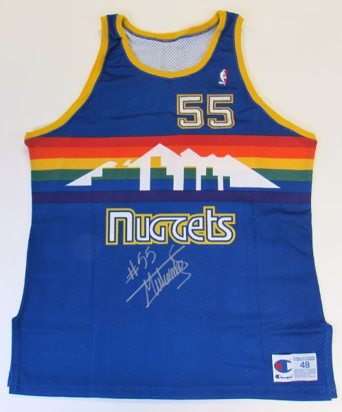 Dikembe Mutombo Signed Jersey