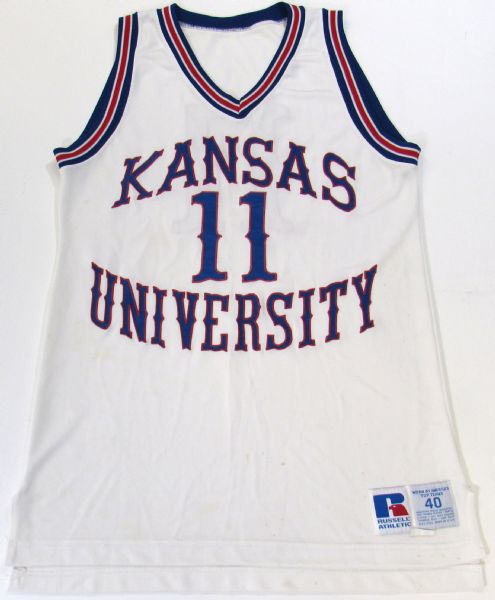 1988-89 Lincoln Minor Game Used Kansas Jayhawks Jersey