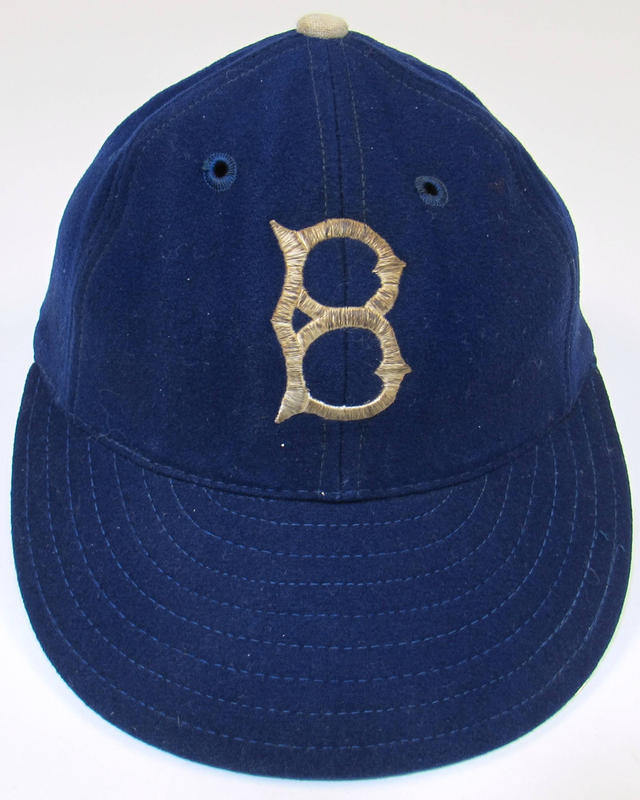 Lot Detail - 1947 Clyde Sukeforth Brooklyn Dodgers Game Used Hat