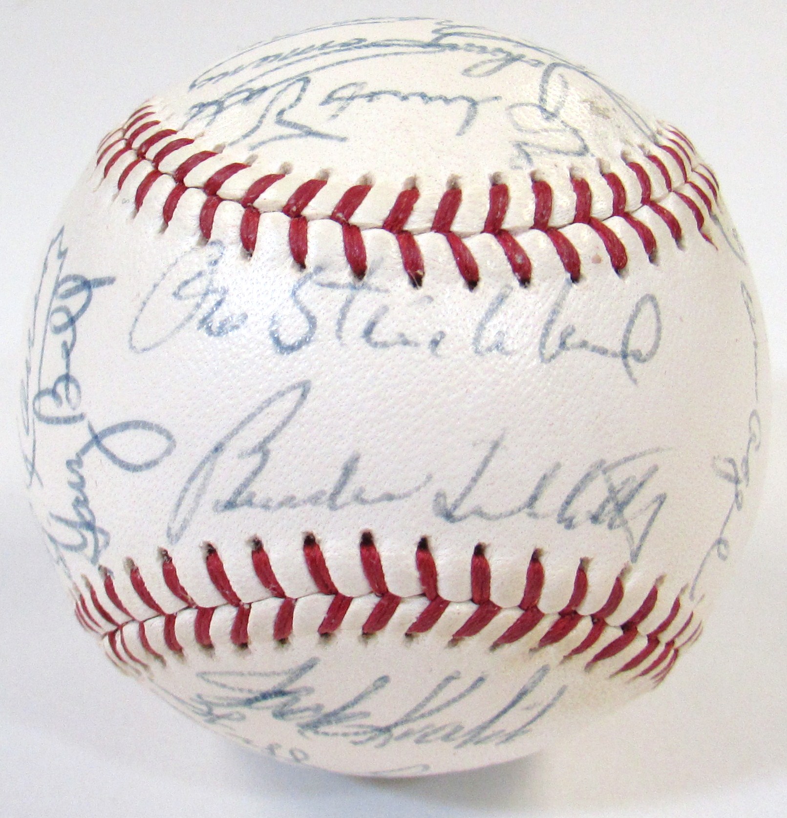 Lot Detail - 1963 Cleveland Indians Team Signed Ball