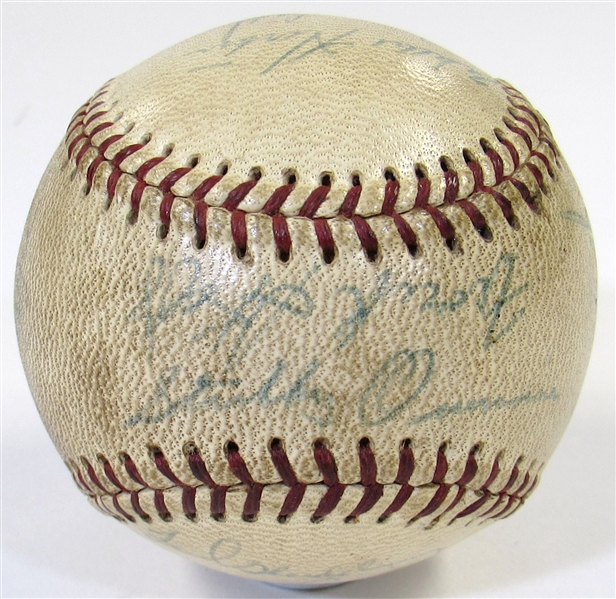 1966 Detroit Tigers Team Signed Ball