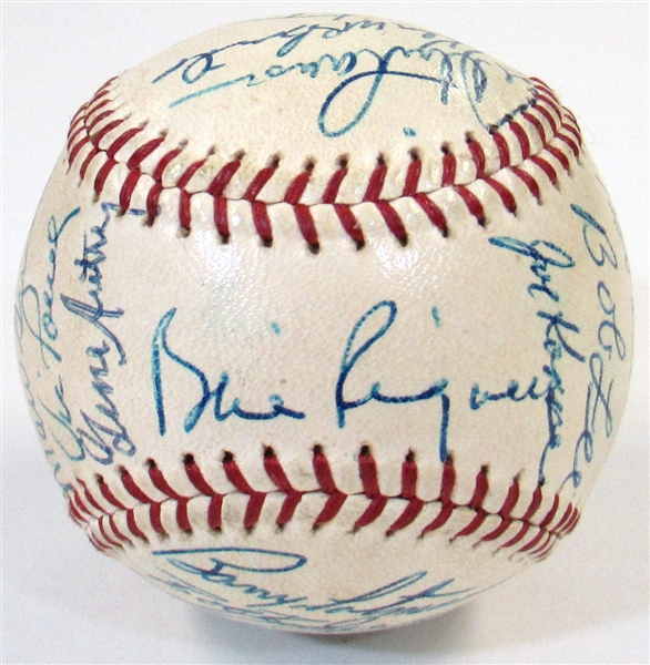 1964 L.A. Angels Team Signed Ball