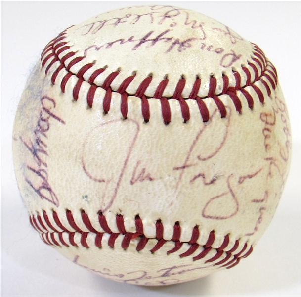 1968 California Angels Team Signed Ball