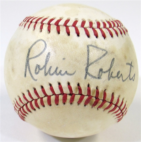 Robin Roberts Signed Ball