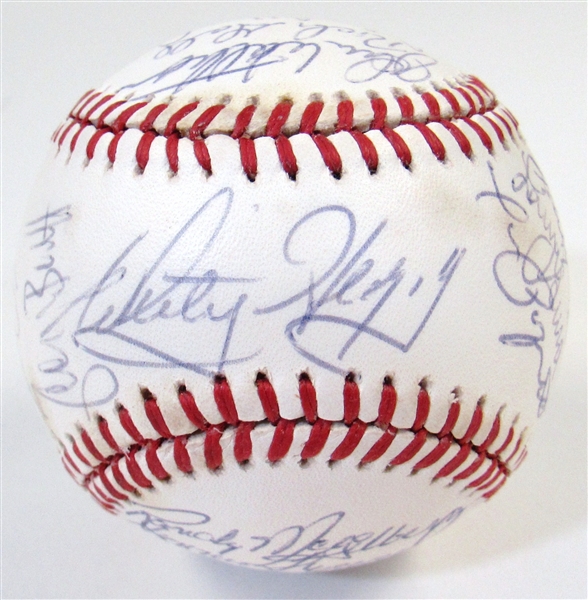 1978 KC Royals Team Signed Ball