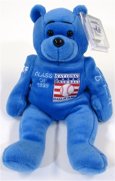 1999 George Brett Signed HOF Bear