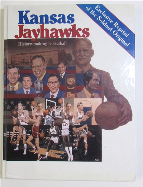 KU Basketball Book Signed By Roy Williams