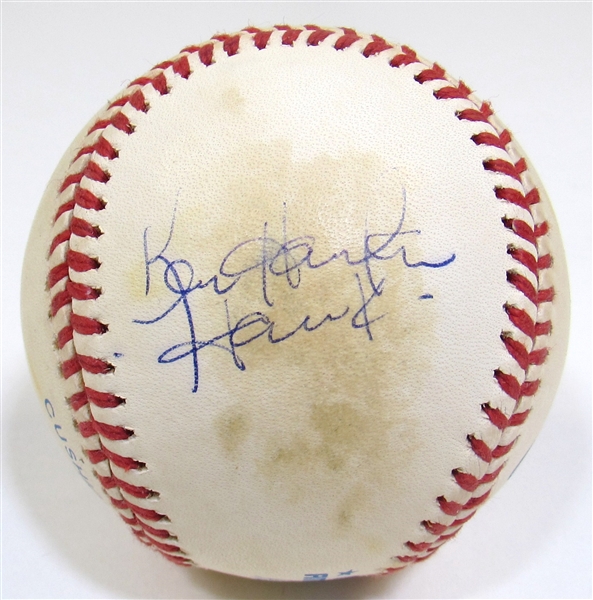 Ken Harrelson Signed Ball