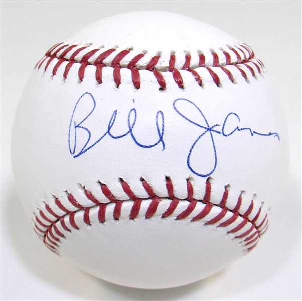 Bill James Signed Ball