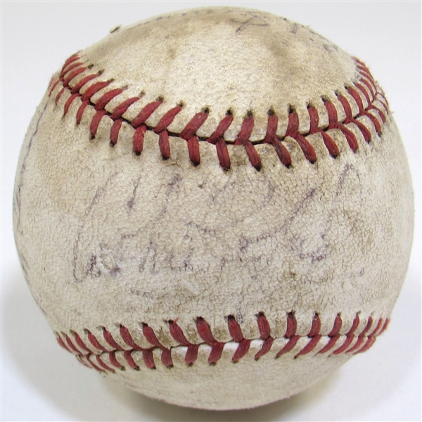 1971 KC Royals Team Signed Ball