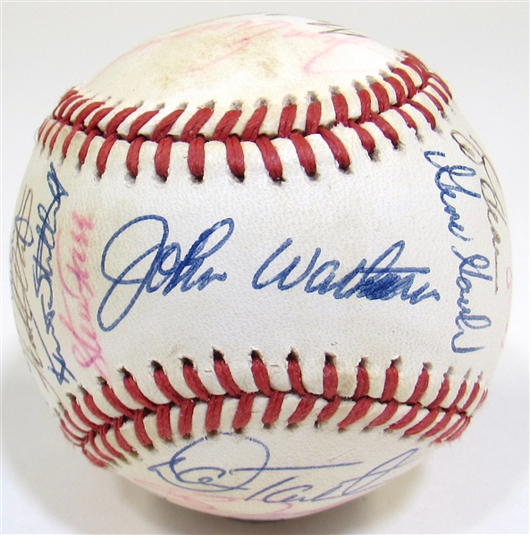 1988 KC Royals Team Signed Ball